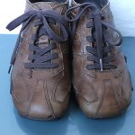 Diesel, Brown Leather Rubber Sole  Fashion Sneakers. Mens Sz. 10.5