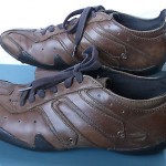 Diesel, Brown Leather Rubber Sole  Fashion Sneakers. Mens Sz. 10.5