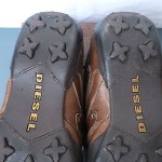 Diesel, Brown Leather Rubber Sole  Fashion Sneakers. Mens Sz. 10.5