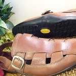 Men’s COLE HAAN Vibram Fisherman Sandal Shoes Size 12 M Brown Leather ~Awesome!