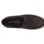 Men’s BOSS ORANGE Hugo Boss ‘Fullio’ Dark Brown Suede Slip-On Shoes, Size 13 M