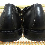 STUNNING HUGO BOSS ITALIAN MEN SHOES SZ 9.5 BLACK LEATHER LOAFERS SLIP ONS