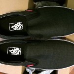 VANS SLIP ON CLASS Low Top Fashion Black Size 9
