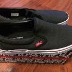 VANS SLIP ON CLASS Low Top Fashion Black Size 9
