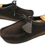 Men’s Clarks ‘Wallabees’ Brown Suede Leather Lace Up Casual Shoes Boots Sz 10 M