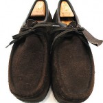 Men’s Clarks ‘Wallabees’ Brown Suede Leather Lace Up Casual Shoes Boots Sz 10 M
