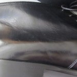 Men’s Hugo Boss black leather lace up ankle boots sz 10.5 (9) Made in Italy