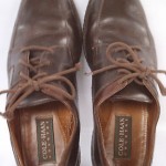 COLE HAAN COUNTRY Blucher BROWN Leather Lace Up SPLIT TOE Oxfords Loafers 10.5 M