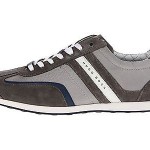 NIB Hugo Boss Stiven Casual Fashion Sneaker in Medium Grey