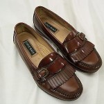 Cole Haan Mens Pinch Buckle Brown Slip-On Business Casual Dress Loafers Shoes