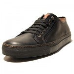 $375 Hugo Boss Italy SELECTION Black Sneakers 9 42 Mens Shoes 9.5 42.5 Oxford