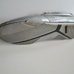 Men’s Diesel ‘Parabarny’ Silver Leather Fashion Sneakers, Size 12 M
