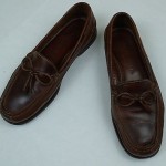 Cole Haan handsewn  brown leather  loafers slip on men’s shoes   size 9 1/2
