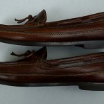 Cole Haan handsewn  brown leather  loafers slip on men’s shoes   size 9 1/2