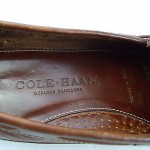 Cole Haan handsewn  brown leather  loafers slip on men’s shoes   size 9 1/2