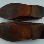 Cole Haan handsewn  brown leather  loafers slip on men’s shoes   size 9 1/2