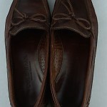 Cole Haan handsewn  brown leather  loafers slip on men’s shoes   size 9 1/2
