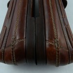 Cole Haan handsewn  brown leather  loafers slip on men’s shoes   size 9 1/2