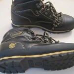 BLACK & TAN TIMBERLAND MENS BOOTS SIZE 9.5M