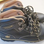 BLACK & TAN TIMBERLAND MENS BOOTS SIZE 9.5M