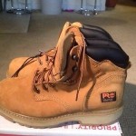 NEW  33031 Timberland PRO Men’s Pit Boss Safety Boots Beige Size 8 W