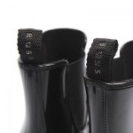 HUGO BOSS Size 41 /UK 6 /US 7 Mens Black Patent Boots NEW CN 4