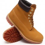 AUTHENTIC LEATHER UPPER WHEAT -YELLOW NUBUCK 6 INCH TIMBERLAND BOOTS – SIZE 11