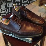 COLE HAAN WATERPROOF BROWN LEATHER SHOES MENS SZ 9.5