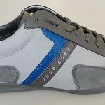NIB Hugo Boss Spacit Casual Fashion Sneaker in Open Grey