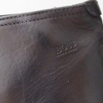 Men’s Hugo Boss black leather lace up ankle boots sz 10.5 (9) Made in Italy