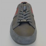 NIB Hugo Boss Spacit Casual Fashion Sneaker in Medium Grey