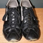 Diesel(Respect) Vintage Men’s Fashion Sneakers Black Gray Size 11