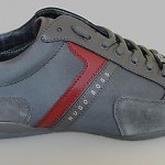 NIB Hugo Boss Spacit Casual Fashion Sneaker in Medium Grey