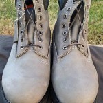 *AUTHENTIC* Gray Construction Timberland Boots Size-10.5M ( HARD 2 FIND COLOR )
