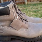 *AUTHENTIC* Gray Construction Timberland Boots Size-10.5M ( HARD 2 FIND COLOR )