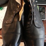 cole haan men boots black 9.5 M