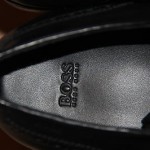 Brand New w Box Hugo Boss Black Wingtip Brogues Shoes for Men, Size US 13