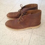 Clarks leather desert boots beeswax size 8.5