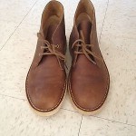 Clarks leather desert boots beeswax size 8.5