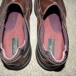 CLARKS  Mens Slip-on Loafers Brown Leather Casual Dress Shoes Slides Size 11 M