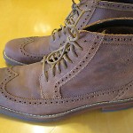 Cole Haan Nike Air Jayhawker Leather Wingtip Men’s Ankle Boot Size 11 NEW