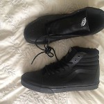 Vans OLD SKOOL black leather AND CANVAS BRAND NEW!!! MENS 11
