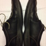 Cole Haan size 11 Black Leather Nike Air Soles Moccasins Boat Shoes Casual Dress