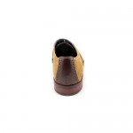 Cole Haan Carter Rbr.Saddle Mens Size 8 Brown Suede Oxfords Shoes
