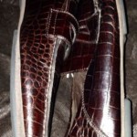 Cole Haan Brown Alligator Print Loafers Size 10.5 NWD “Great Condition”