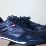 Diesel Run-Away Shoes Black Leather and Suede Size 10