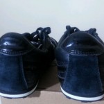Diesel Run-Away Shoes Black Leather and Suede Size 10