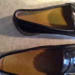Mens shoes COLE HAAN Nike AIR black leather slip on tassel loafers sz 11 M
