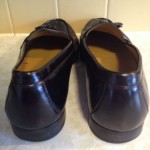 Mens shoes COLE HAAN Nike AIR black leather slip on tassel loafers sz 11 M