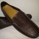 COLE HAAN DRIVERS DRIVING SHOES MOCCASINS MENS 9.0 BROWN PEBBLED LEATHER